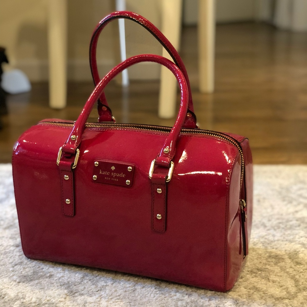 Kate Spade New York Pink Patent Leather Purse